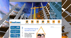 Desktop Screenshot of hafner-bauunternehmen.com